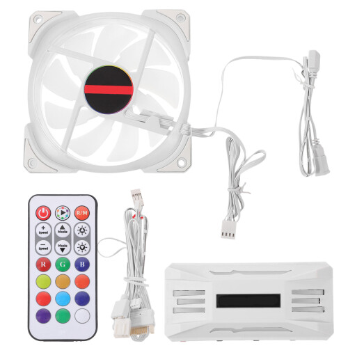 1 set pc-computer ultraschweigsamer led-ventilator mit kühlkörper 1