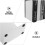 2Stk Einfache Metall Buchstützen Für Desktop Zuhause 7