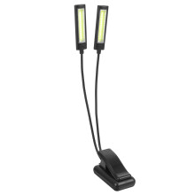 led tischleuchte mit und 360 gänsehals, cob-technologie