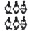 6 harz skelett figürchen mini gotisches desktop ornament 7