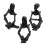 6 harz skelett figürchen mini gotisches desktop ornament 2