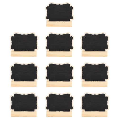10 mini- mit – holzgerahmtes dekokreideboard