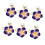 6 Blumen Serviettenhalter Zubehör 10