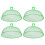 4-teilige -Mesh-Lebensmittelhaube, Mesh-Dome-Schutzabdeckung 4