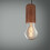 holz e27 lampenfassung mit sockel für 10