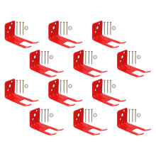 1 satz metall-wandhalterung für , rot, mit , universal