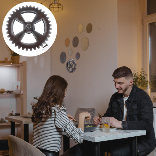 1 wandholz im industriellen , rund 2