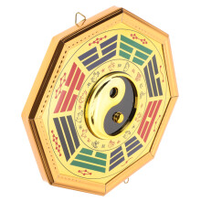 bagua-spiegel aus metall für türen wanddekoration feng shui