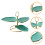 Platter Obstteller 33,00x33,00x19,50 cm 5