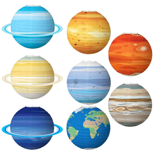8- . Planeten- , Papierlaternen für -Party 2