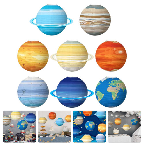 8- . Planeten- , Papierlaternen für -Party 1