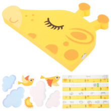 1 Set Selbstklebende Wachstumstabelle Mit Giraffenmotiv