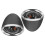 2pcs black adjustable ball compass for car marine boat dash mount 9