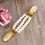 Sweater Clip Kartenhalter Kette Weiß 8