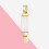 Sweater Clip Kartenhalter Kette Weiß 7