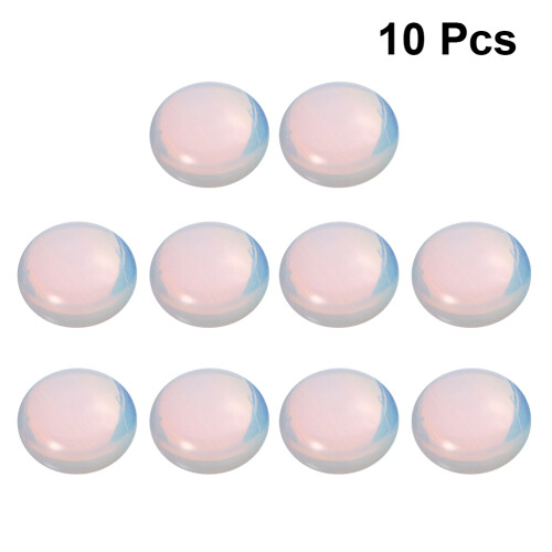 10Stk Diy Opal Kit Flache Unterseite Bastelstein 2