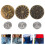 Raindrops 30 Stck. Metall Jeans Anstecker Für Taille 7