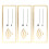 3Stk Wifi Passwort Schild Acryl 10X25Cm 7