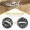 Glass Cup Holder Iron Hanging Rack For Kitchen Wine Goblets 10