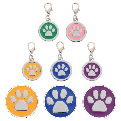 5St Kat En Hond Id Tags Zinklegering Modern En Opvallend 2