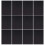 100Stk Bastelpapier Schwarz Zeichenbedarf 4