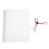 Loose Leaf Binder Cover Refillable Translucent Notebook Shell 3