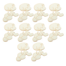 20Stk Baby Form Ausschnitte Holz Für Willkommensparty