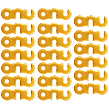 20St Aluminium Tent Wind Rope Buckles Assorti Kleuren Outdoor Camping