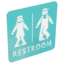 Worgeous Badezimmer Zubehör Plakat Toiletten Schild Und Damen