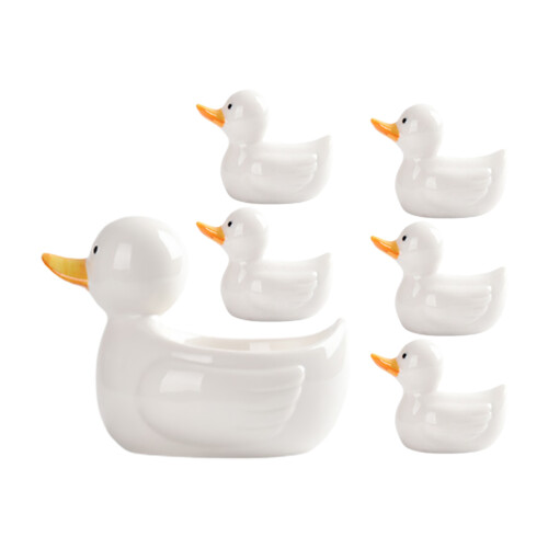 1 Set Keramikform Essstäbchenhalter Japanisch Weiß 2
