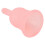 Silikon Menstruationscup Wiederverwendbar Mit Sammelbeutel Orange S 1