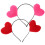 2St Vrouwen Hartvormige Hoofdband Feestaccessoire 8