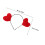 2St Vrouwen Hartvormige Hoofdband Feestaccessoire 2
