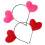 2St Vrouwen Hartvormige Hoofdband Feestaccessoire 9