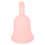 Silikon Menstruationscup Wiederverwendbar Mit Sammelbeutel Orange S 4