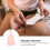 Silikon Menstruationscup Wiederverwendbar Mit Sammelbeutel Orange S 11