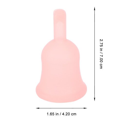 Silikon Menstruationscup Wiederverwendbar Mit Sammelbeutel Orange S 1