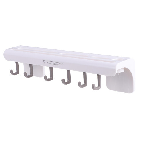 1Pièces Étagère Rangement Cuisine ABS Murale Clou Simple
