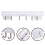 1Pièces Étagère Rangement Cuisine ABS Murale Clou Simple 4