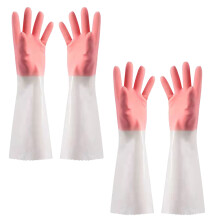2Paren Comfortabele Roze Huishoudhandschoenen Met Fleece