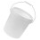 Tin Airtight Eimer 26,5x25,5x25 Cm Weiß 6