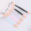 100 Einweg Zweiflächige Lidschattenpinsel Make-up 11