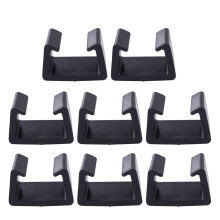 8St Multifunctionele Plastic Stoelklemmen Zwart Voor