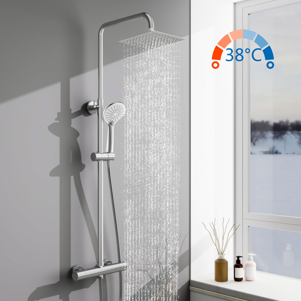 Modern Squar Exposed Thermostatic Mixer Shower Set With Easy Fittings-image-OPC-PM9QQ2F-NEW