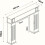 Gr8 Home Wooden White Fireplace Surround Storage Cabinet 2