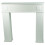 Gr8 Home Wooden White Fireplace Surround Storage Cabinet 5