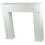 Gr8 Home Wooden White Fireplace Surround Storage Cabinet 7