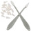 1 satz sketch-trimmer mit radier- und mischspitze 10