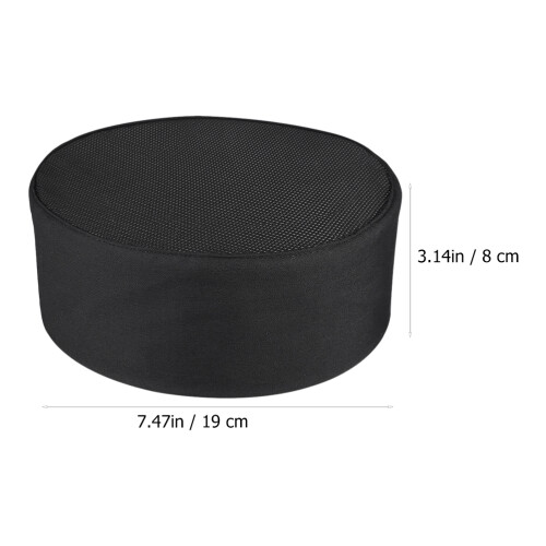 2 de cocinero con red, negro, para catering 1