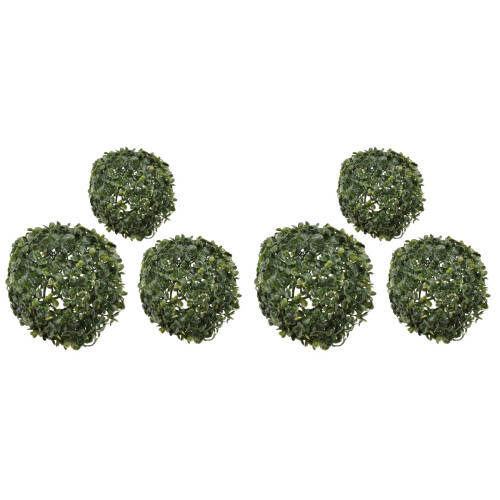 6 Unidades Bolas Césped Artificial Colgantes Para Decoración 2
